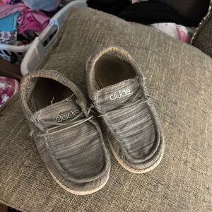 Kids youth size 1-2 grey hey dudes. Barely worn.